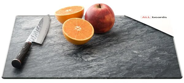 Skleněná krájecí deska GRANIT / SKÁLA / KÁMEN 30 × 40 cm – kuchyňská deska, ochranná deska, skleněný tác, DK30x40_00011