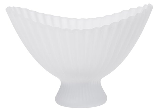 FERM LIVING Skleněná mísa Fountain, Large, 28, Frosted