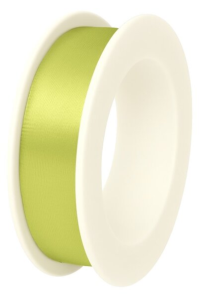 Stuha saténová světle zelená 15mm x 3m (6,-Kč/m)