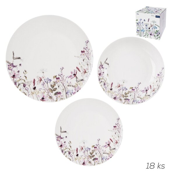 Porcelánová jídelní sada 18 ks Louka – Orion