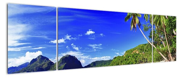 Obraz do bytu - písečná pláž (170x50cm)