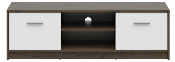 Nepo Plus Televizní stolek RTV2D, dub ušlechtilý/bilá