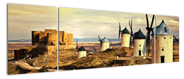 Obraz na stěnu - mlýny (170x50cm)