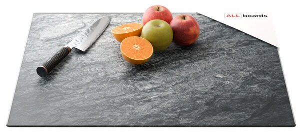 Skleněná ochranná deska GRANIT / SKÁLA / KÁMEN 60 × 52 cm – kuchyňská krájecí deska, ochranná deska, skleněný tác, FC60x52_00011