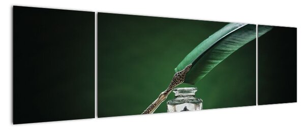 Pero s inkoustem - obraz na stěnu (170x50cm)