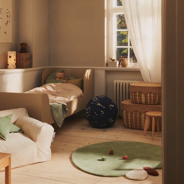 FERM LIVING Dětská deka Skye, Tea Green