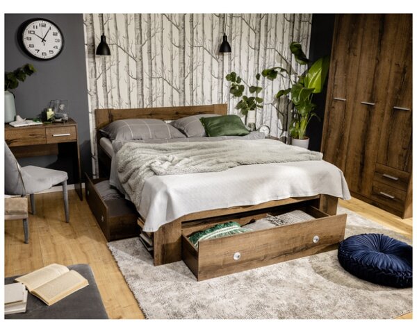 Nepo Plus Šuplíky k posteli 160 cm, dub ušlechtilý