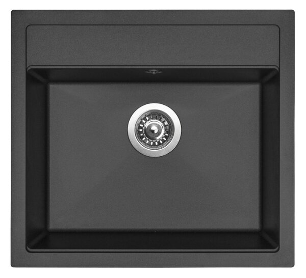 SINKS SOLO 560 granitový dřez, pureblack 26