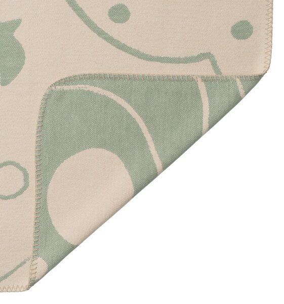 FERM LIVING Dětská deka Skye, Tea Green