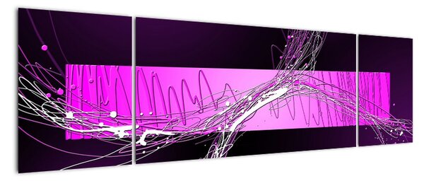 Abstraktní obraz do obýváku (170x50cm)