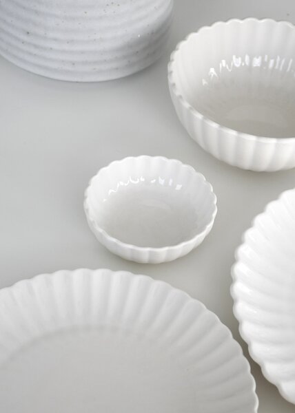 Storefactory Scandinavia Keramická miska Flora White - 15 cm SF427
