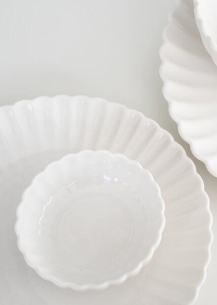Storefactory Scandinavia Keramická miska Flora White - 15 cm SF427