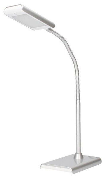 LED stolní lampa GSC Susua 6,6W, 400lm, studené světlo, stříbrná, 3 roky záruka