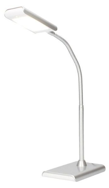 LED stolní lampa GSC Susua 6,6W, 400lm, studené světlo, stříbrná, 3 roky záruka