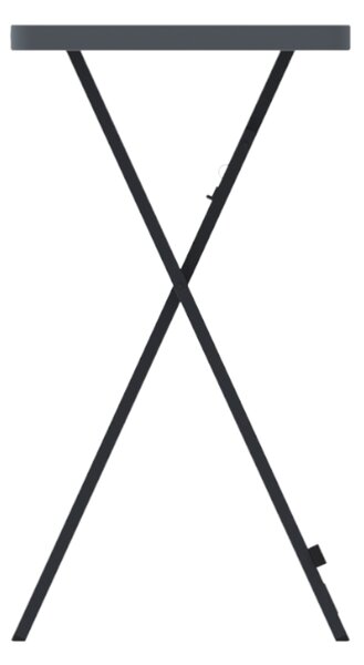 ZOWN Profesionální skládací barový stolek 122 × 61 cm s háčky na kabelky