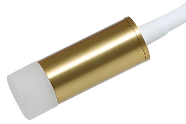 Immax GOAL designové nástěnné LED svítidlo s vypínačem,3W, WHITE+GOLD+ACRYL