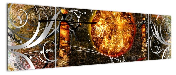 Moderní obraz (170x50cm)