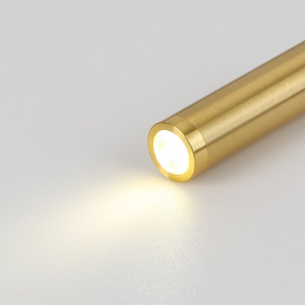 Immax GOAL USB + VYPÍNAČ designové nástěnné LED svítidlo 3W,WHITE+GOLD