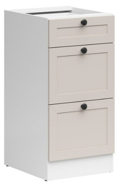 JUNONA RAMKA skříňka 40 cm, bílá/kašmír