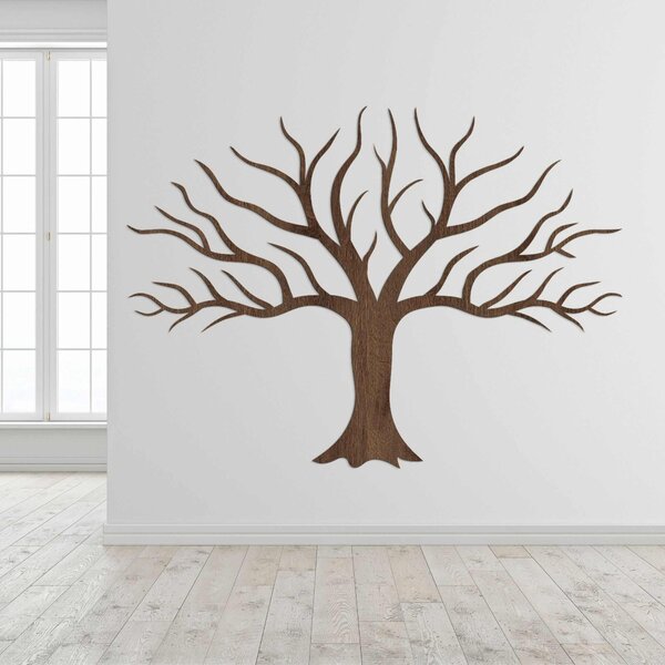 Dřevěný obraz na zeď se strom větve | KIRK: HDF - Dub Sonoma 40 x 30 cm 3766-99139 HDF0174