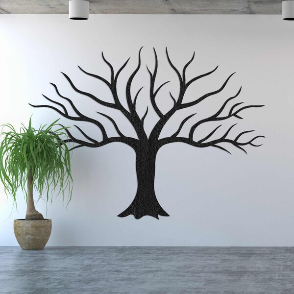 Dřevěný obraz na zeď se strom větve | KIRK: HDF - Dub Sonoma 40 x 30 cm 3766-99139 HDF0174