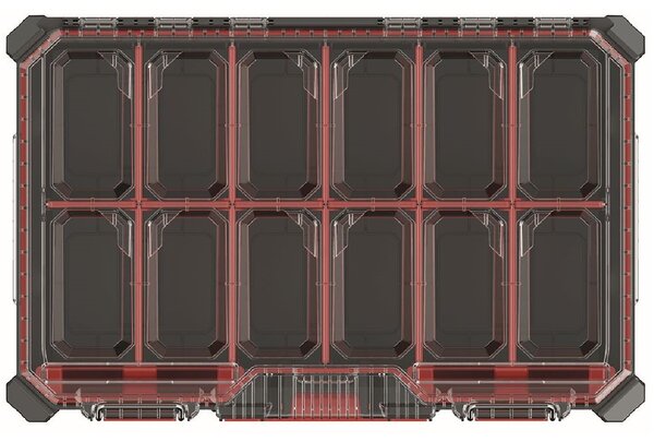 Kistenberg Organizér X BLOCK BRIDGE s přepážkami černý 54,3x36,8x12,2cm