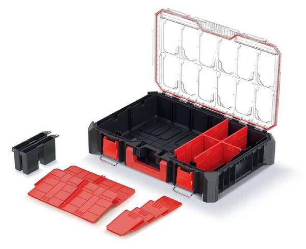 Kistenberg Organizér X BLOCK BRIDGE s přepážkami černý 54,3x36,8x12,2cm