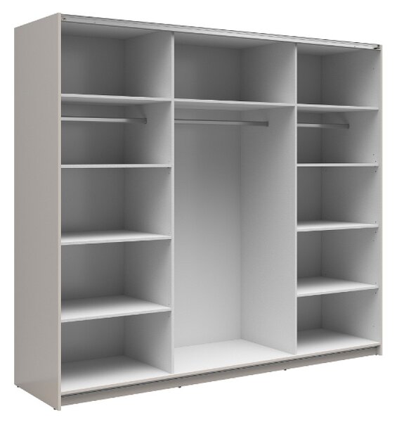 TETRIX šatní skříň SZF/220/2M, kašmír
