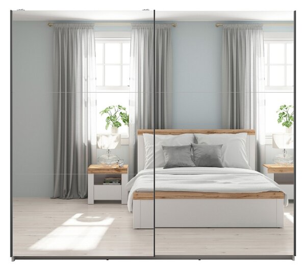 TETRIX šatní skříň SZF/220/2M, kašmír