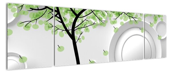 Obraz jarního stromu (170x50cm)