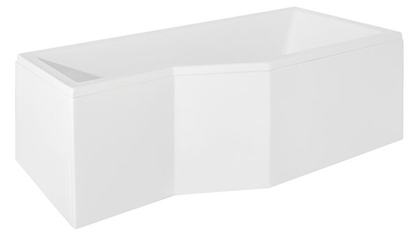 Besco Akrylátová atypická vana INTEGRA 150x75 (170x75) Barva: Bílá, Rozměry (cm): 150x75, Orientace: Pravá