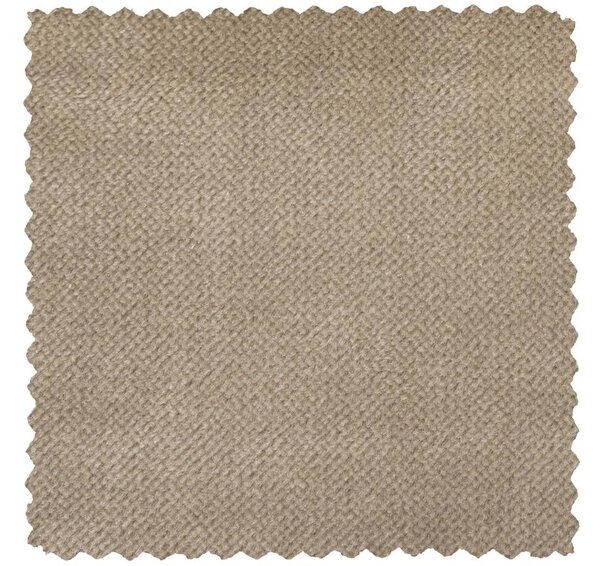 -25 % Dny MOMENTI– WOOOD Béžové sametové lounge křeslo Norma 112 cm, levé