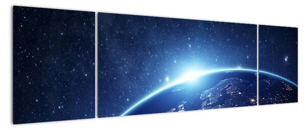 Obraz planety země (170x50cm)