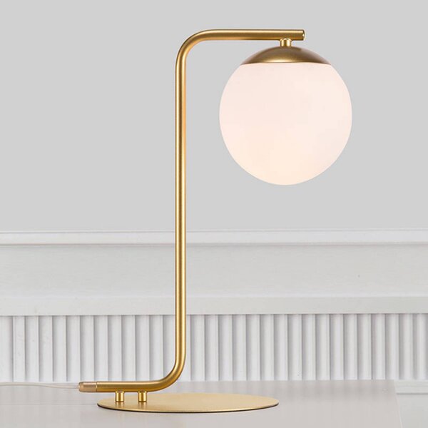 Nordlux Stolní lampa Grant, mosaz, Mosaz / zlato, Obývací pokoj / jídelna, kov