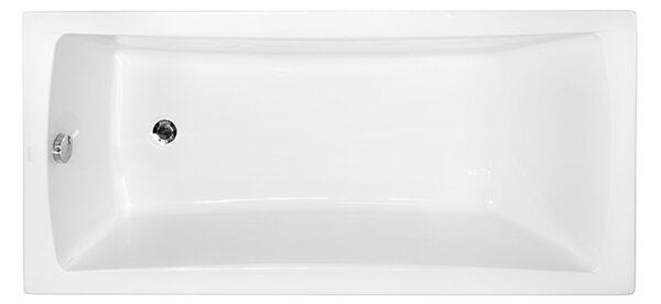 Besco Akrylátová obdélníková vana Optima 140x70 (150x70, 160x70, 170x70) Barva: Bílá, Rozměry (cm): 140x70