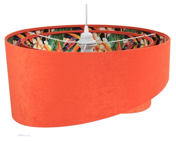 BPS koncept Závěsné svítidlo GALAXY tropické oranžové, 1xE27, ø 50 cm