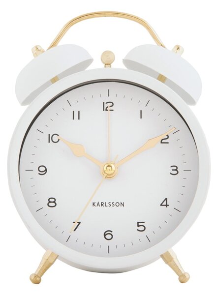 Budík ø 10 cm Classic Twin Bell – Karlsson