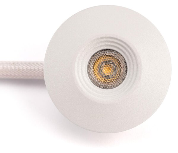 SLC vestavné LED svítidlo MiniOne Fixed 2,1 W 3 V 2700 K stmívatelné IP65 32 mm 45° Ra90 bílé