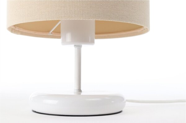 BPS koncept Stolní lampa BOHO béžové, 1xE27, v. 32 cm Barva: Černá