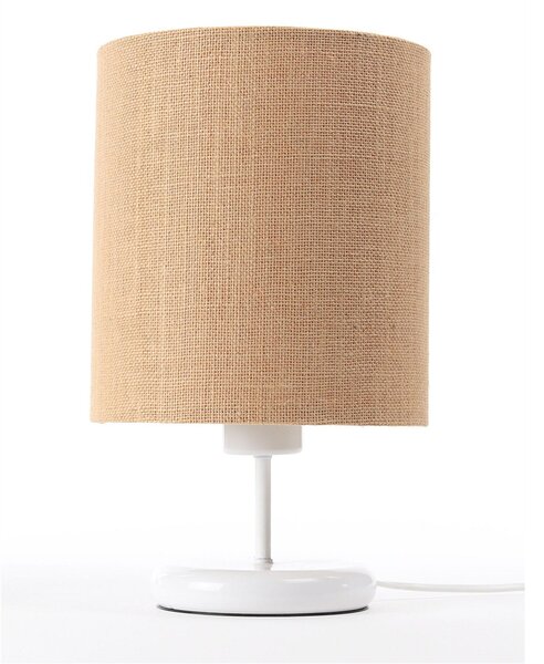 BPS koncept Stolní lampa BOHO přírodní juta, 1xE27, v. 32 cm Barva: Černá