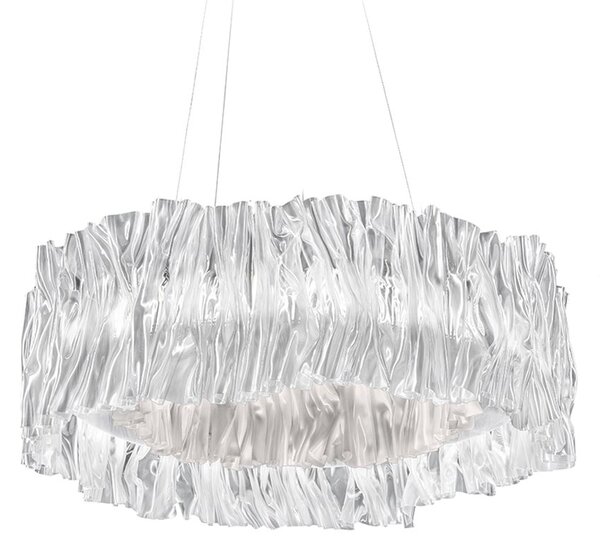 SLAMP ACRSM00WHT01T0027KEU Accordéon, designové svítidlo s bílou, 52W 2700K stmívatelné, prům. 57cm
