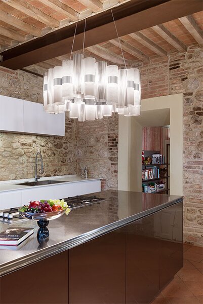 Slamp La-Lollo white applique, designové nástěnné svítidlo, 2x5W LED E14, výška 30cm