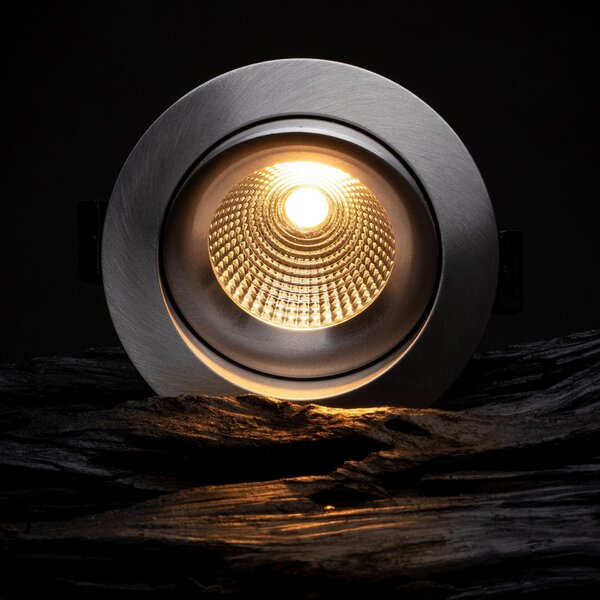 SLC vestavné LED svítidlo One360 8 W 4000 K 220-240 V stmívatelné IP44 36° Ra90 hliník