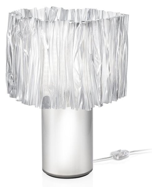 SLAMP ACRTM00WHT00000000EU Accordéon, designové stolní lampa s prismou, 2x12W E27 + 1x6W E14, výška 48cm