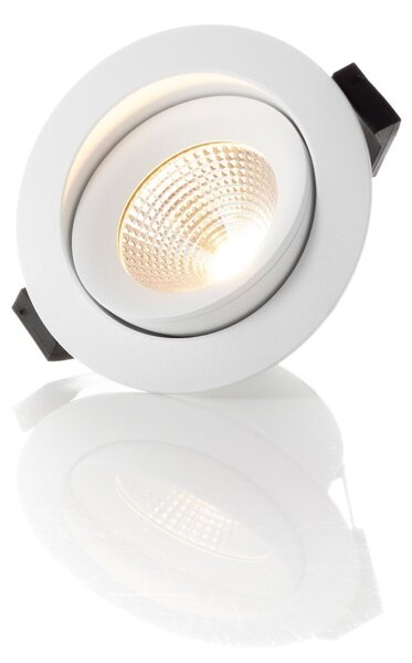 SLC vestavné LED svítidlo One360 DTW pr.68-83 mm bílé 444lm 1800-3000K Ra90 DALI IP44/IP20 36°