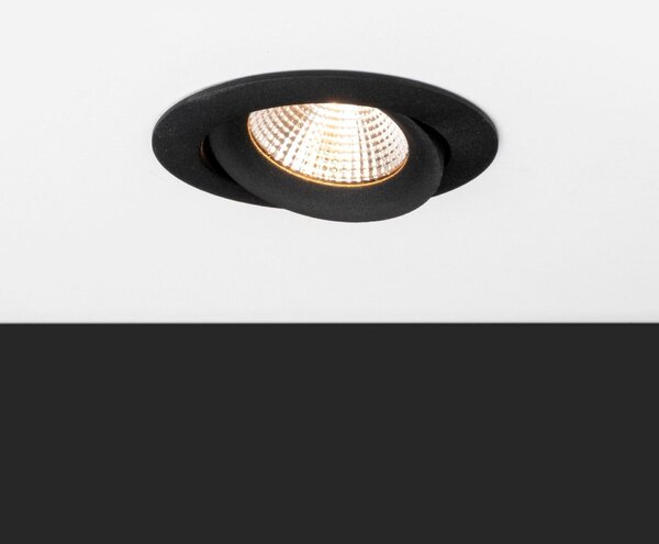 SLC vestavné LED svítidlo One360 8 W 4000 K 220-240 V stmívatelné IP44 36° Ra90 černé