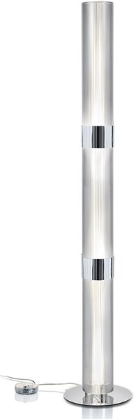 SLAMP LALFM00PRS00000NMTEU La Lollo Floor prisma/silver, designová stojací lampa se stmívačem, 3x12W LED E27, výška 163cm