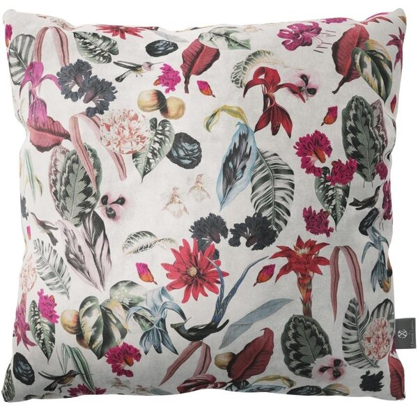-25 % Dny MOMENTI– CXL by Christian Lacroix Pestrobarevný sametový polštář CXL Tropical 40 x 40 cm s motivem