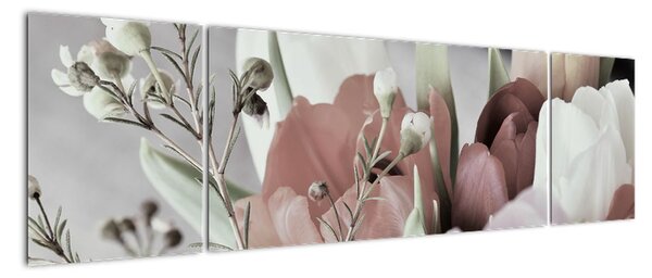 Obraz květů (170x50cm)