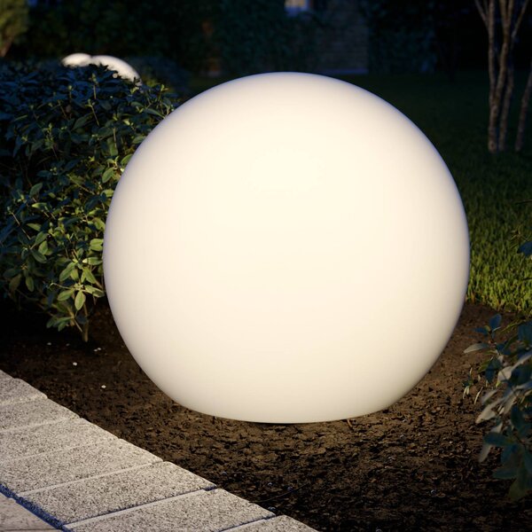 Nowodvorski Lighting Kulová lampa Cumulus L, Ø 60 cm, bílá, plast, IP44, E27, Bílá / opál, Plast